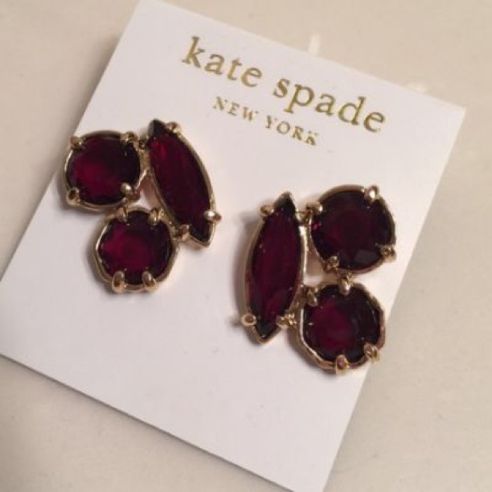 Kate Spade Ruby/Oxblood Studs